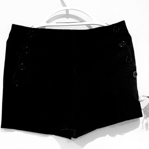 Ann Taylor High Waist Black Shorts